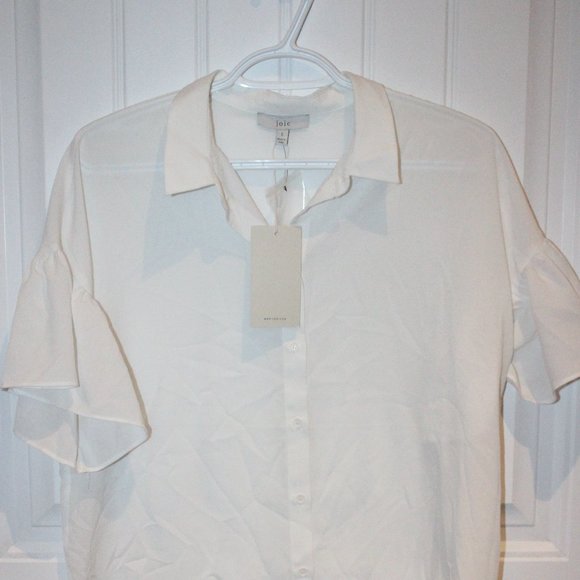 Joie White Blouse - Picture 2 of 6